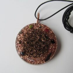 Flower of Life Orgone Pendant (Clear)