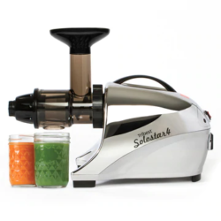 Solostar® 4 Horizontal Slow Masticating Juicer, Chrome (SS4-4250-B) *Display Model*