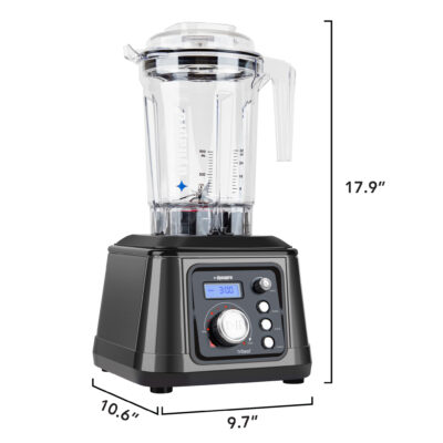 Tribest® Dynapro® Commercial High-Speed Blender, DPS-2200GY-B, Gray