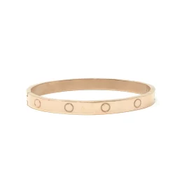 Mystech Fashion Bangle 7.83Hz Bracelet - Rose Gold Plated