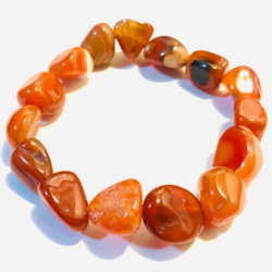 Mystech Mineral Chunk 7.83Hz Bracelet — Carnelian