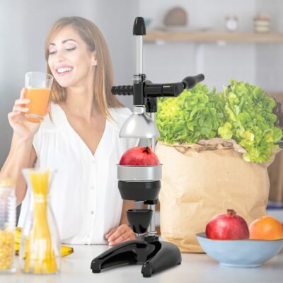 Tribest Professional® XL Manual Juice Press for Pomegranate and Citrus, MJP-105BK