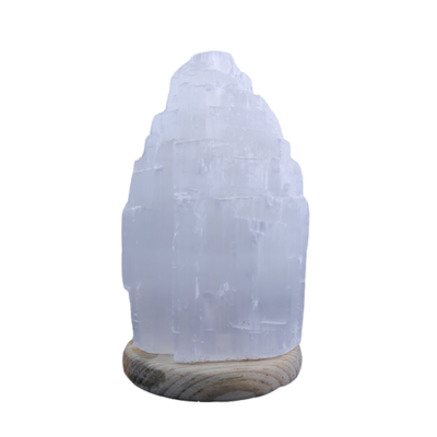 Selenite Lamp Small