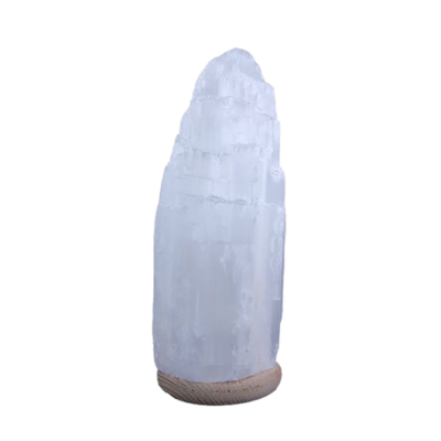 Selenite Lamp Large