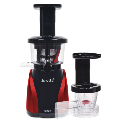 Tribest® Slowstar® Vertical Slow Juicer & Mincer, SW-2000-B, Red