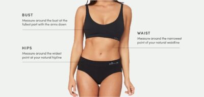 Boody Underwear Size Chart