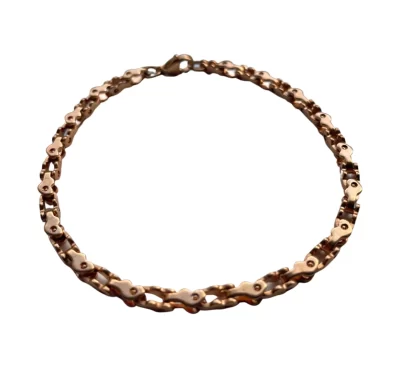 Mystech Tennis 7.83Hz Bracelet - Rose Gold Plated