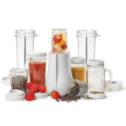 Tribest Personal Blender® Original Single-Serving Blender, PB-350XL (19-Piece Mason Jar Set with XL Cups)