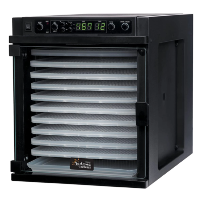 Tribest® Sedona® Express Food Dehydrator with BPA-Free Plastic Trays, SDE-P6280-B