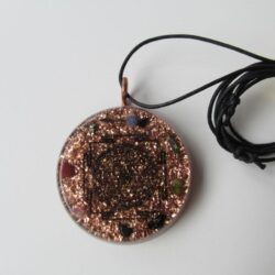 Fifth Element Sri Yantra Orgone Pendant Clear