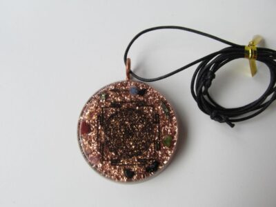 Fifth Element Sri Yantra Orgone Pendant Clear